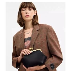 Coach Black and Gold Shoulder Bag